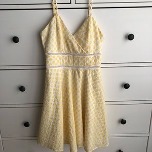 Yellow floral Miami dress